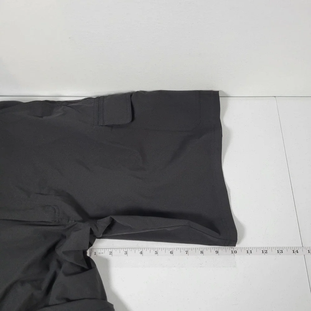 ORVIS Mens Cargo Shorts Size 34 Dark‎ Gray Stretch Comfort Hidden Pocket